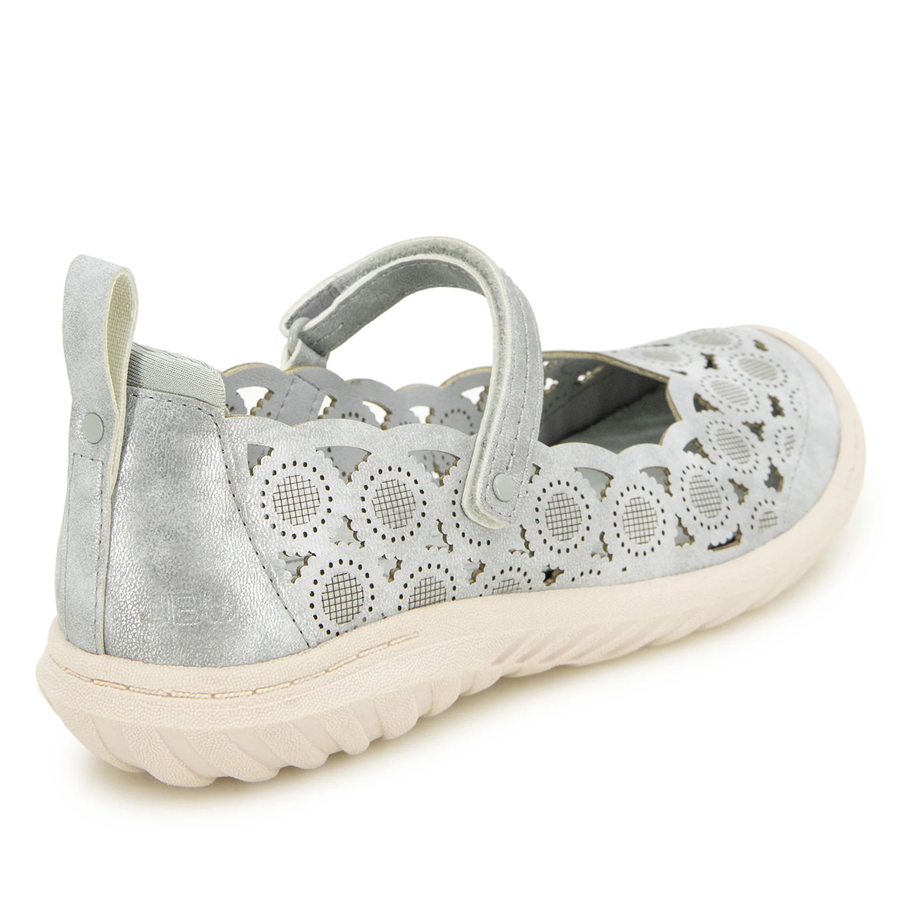 JBU Anne Silver Women's Comfortable Walking Shoes - Lightweight & Breathable for Work, Travel & Everyday Wear