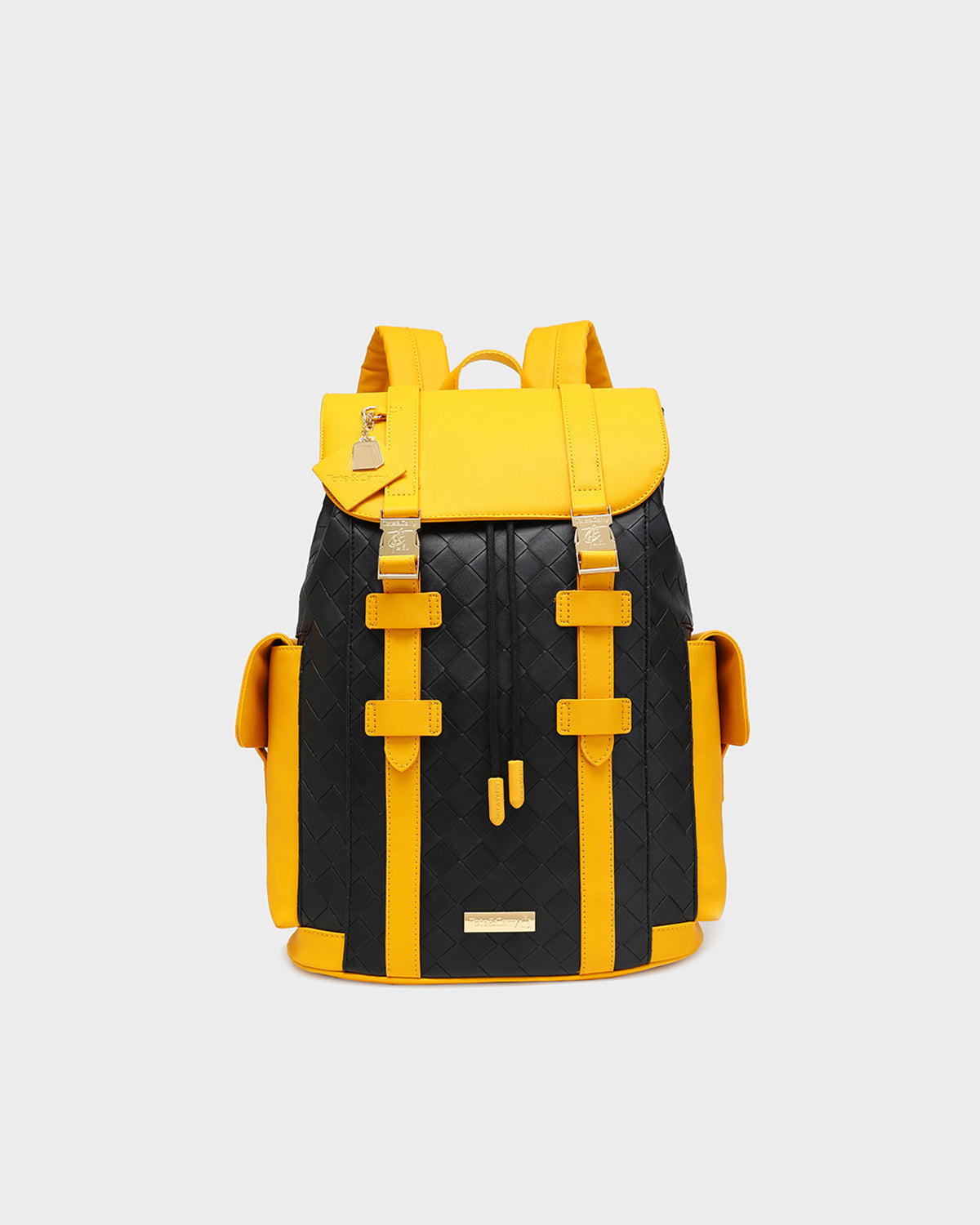 Bodega Explorer Backpack - Waterproof Travel Backpack for Men & Women, Black & Yellow Hiking Backpack with Laptop Compartment - Perfect for Outdoor Adventures, Commuting & School