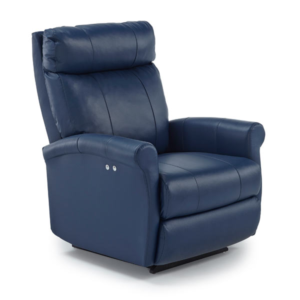 Modern Power Recliner with Headrest - Electric Lift Chair for Living Room, Home Theater & Office - Comfortable Leather Reclining Sofa with Massage & Heat Functions