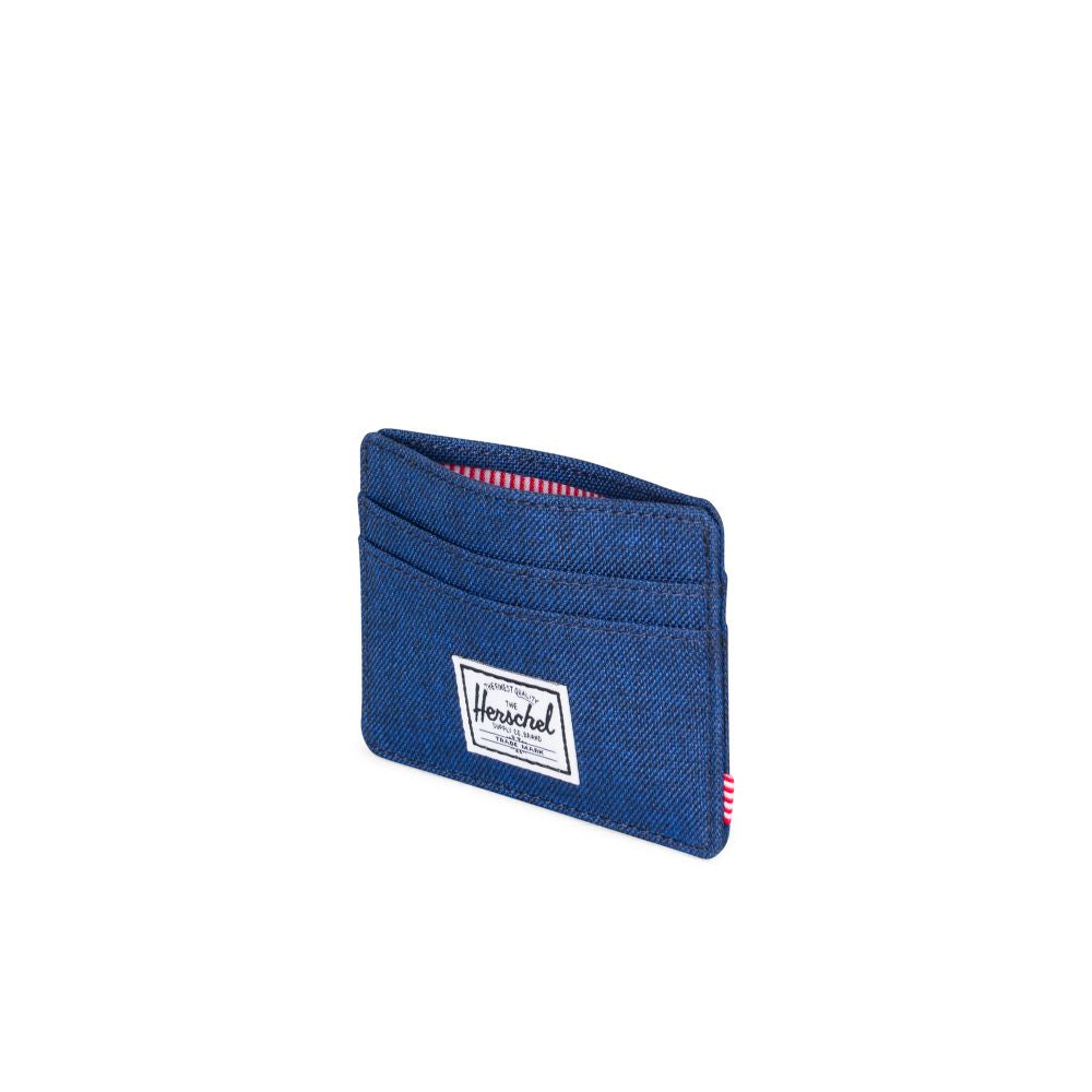 Herschel Charlie Wallet - RFID Blocking Bifold Wallet for Men & Women | Slim & Lightweight | Eclipse Crosshatch Design | Perfect for Travel, Work & Everyday Use