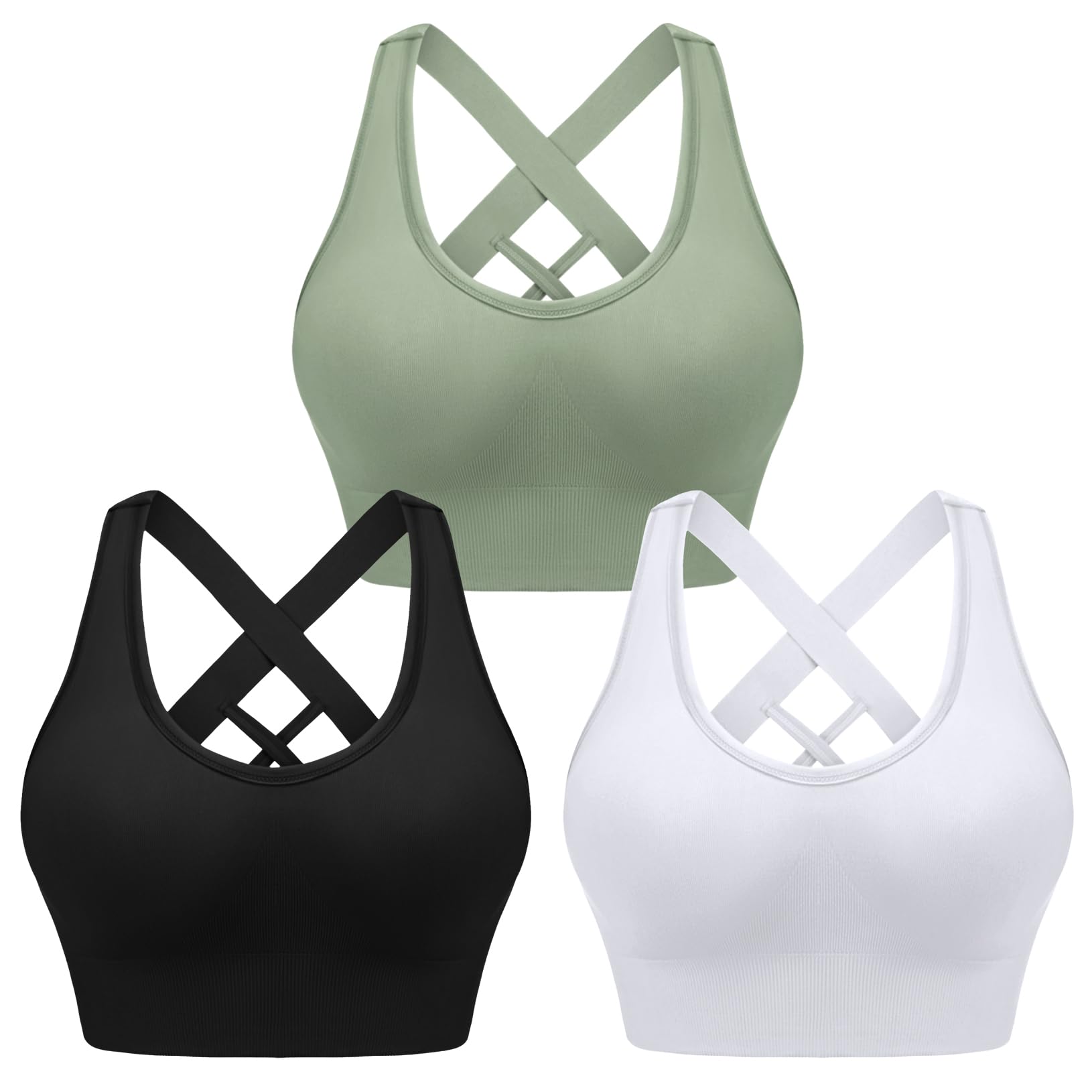 Sykooria High Impact Sports Bras for Women - Running, Yoga, Gym