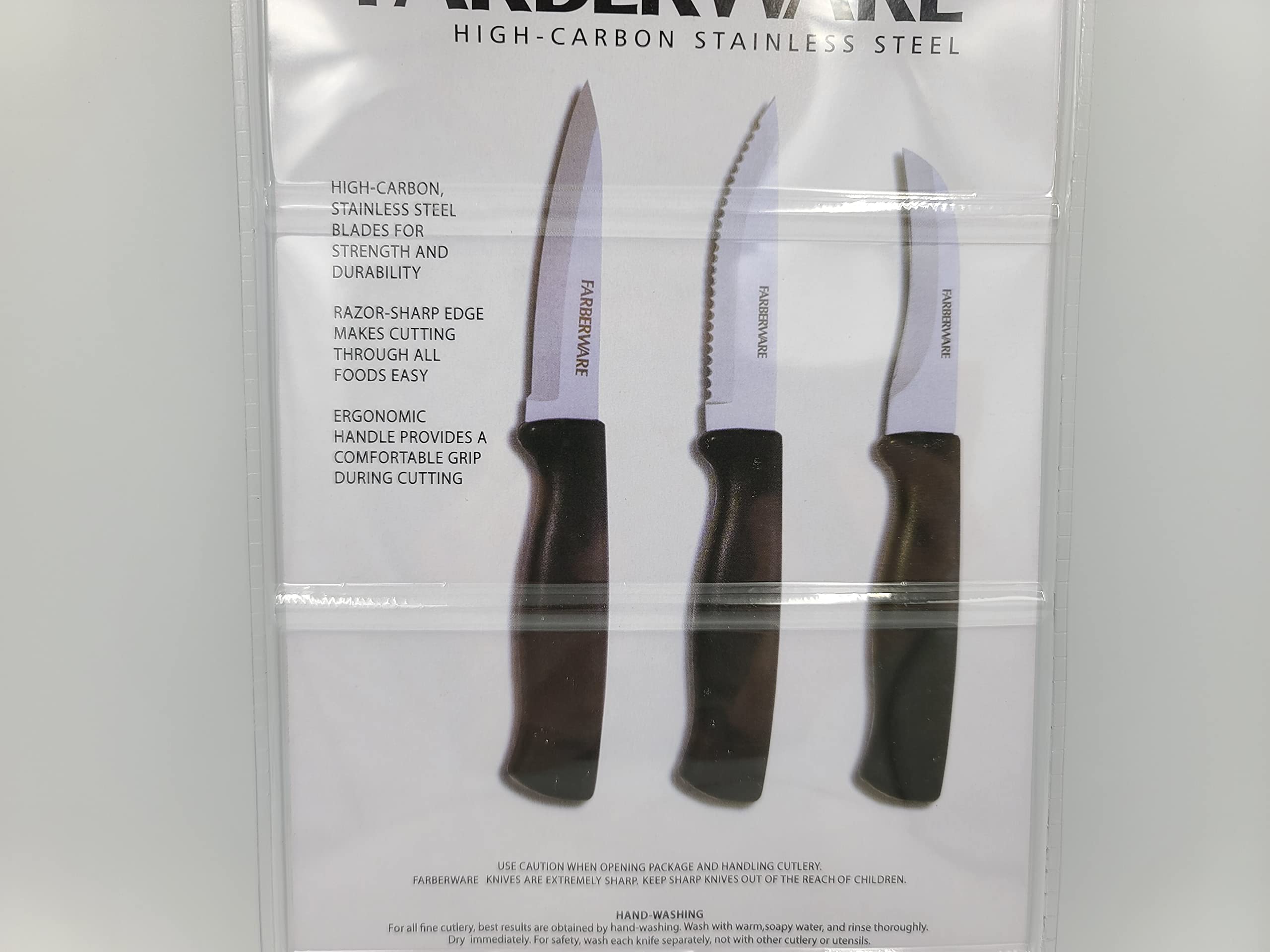 Premium 2-Pack 3-Piece Pairing Knife Set - High-Quality Kitchen Knives for Fruits, Vegetables & Precision Cutting | Perfect for Home Chefs & Cooking Enthusiasts