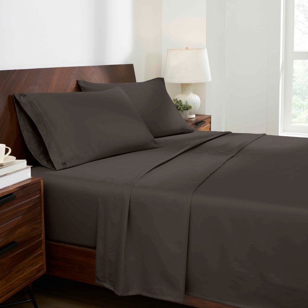 Premium 1000 Thread Count Egyptian Cotton Sheet Set - Eco-Friendly, Breathable & Hypoallergenic - Perfect for Luxury Bedding & Hot Sleepers