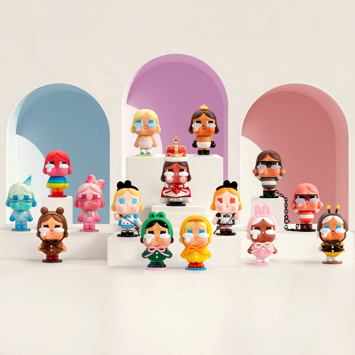 CryBaby Crying Again Series Action Figure Display Set - 12-Piece Collectible Toy Figures for Kids & Adults - Perfect for Home Decor, Gift Giving, and Toy Collection Displays