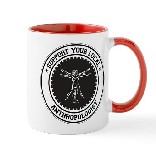 White/Red Inside - Support Anthropologist Mug