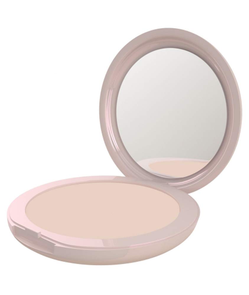 Neve Cosmetics Fluffy Matte Compact Powder with Mirror - Lightweight & Translucent Setting Powder for Flawless Makeup | Perfect for On-the-Go Touchups & Oil Control