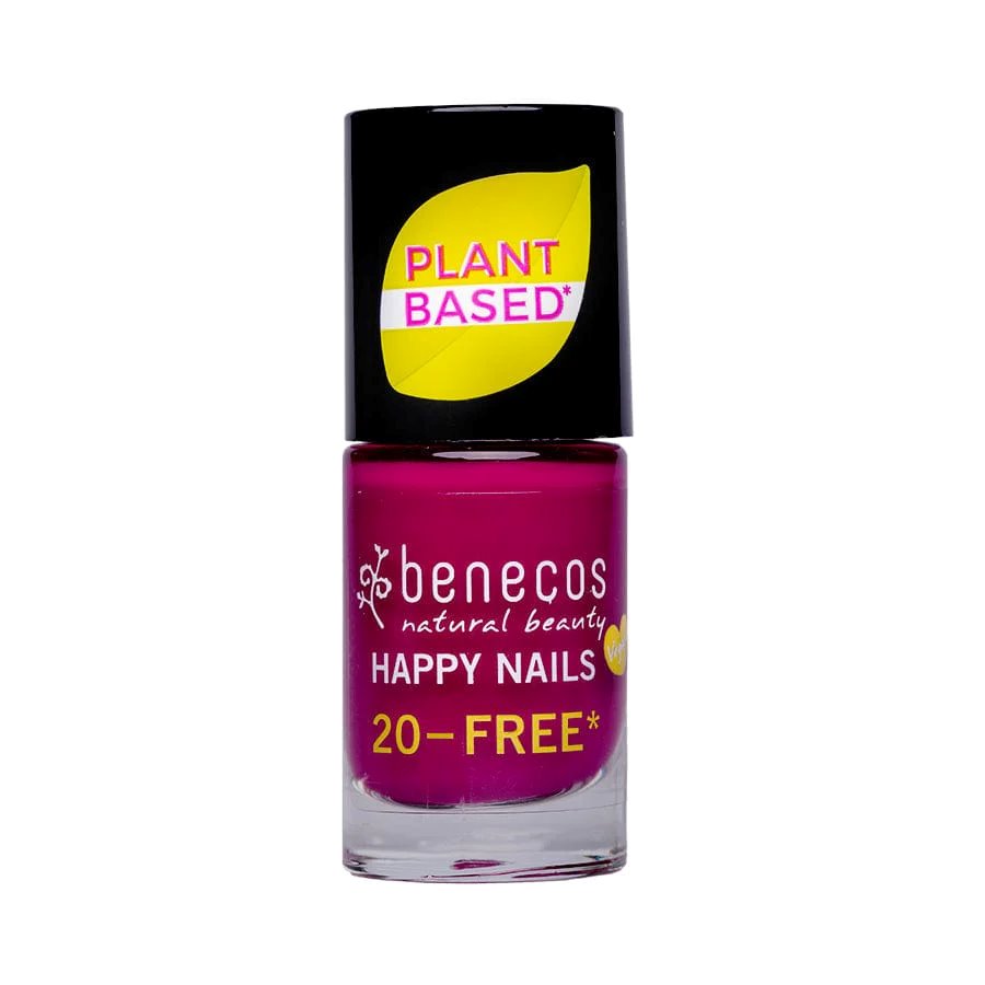 Benecos 8-Free Vegan Nail Polish - Wild Orchid Purple, Non-Toxic & Cruelty-Free for Healthy Nails | Perfect for Manicures, Pedicures & At-Home Nail Care