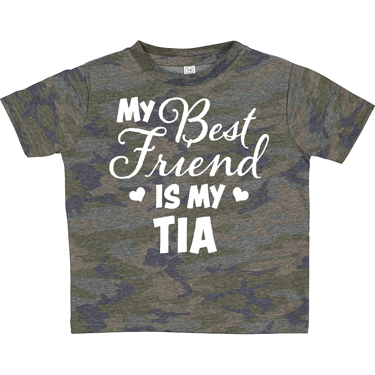 My Best Friend is My Tia with Hearts Toddler T-Shirt - Perfect for Family Gatherings and Playdates