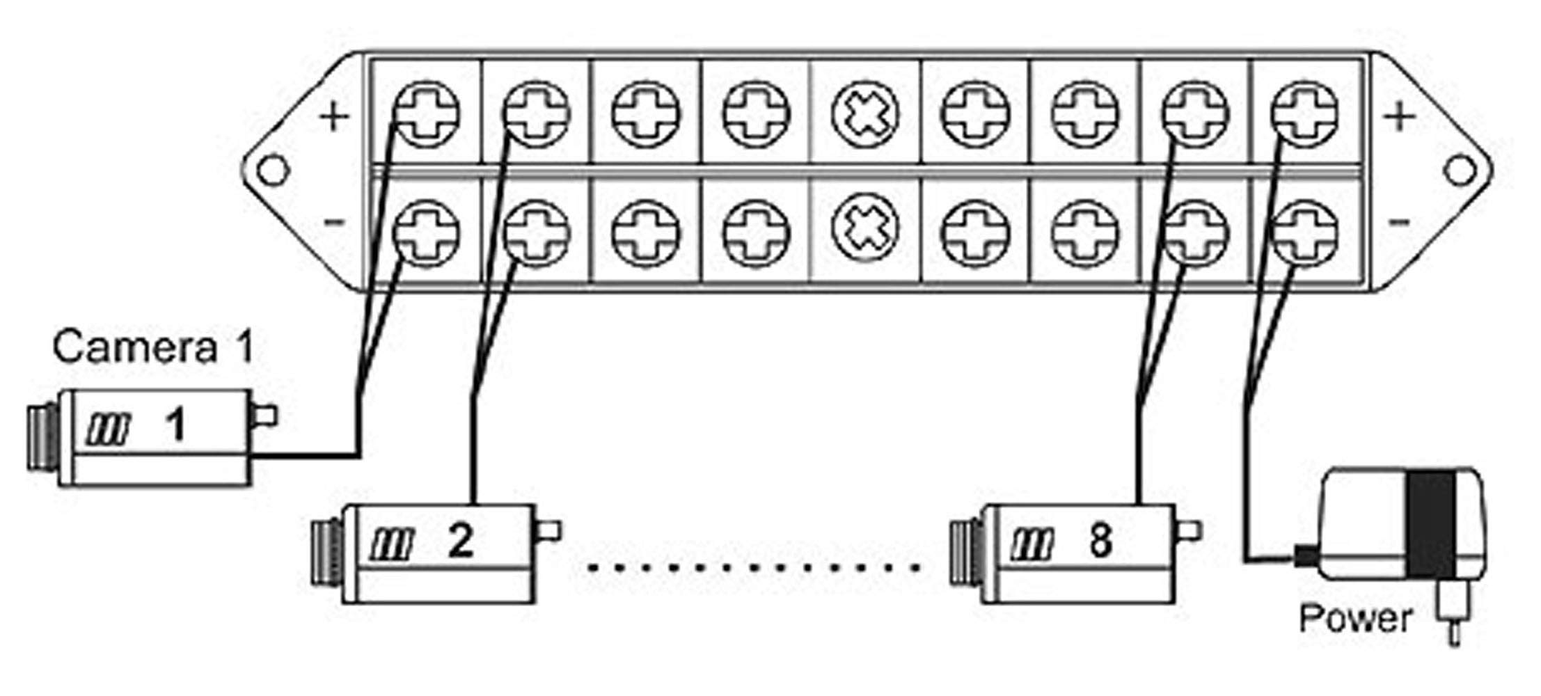 8-Way Terminal Block Bus Bar (100-Pack) - 15-TB01-100C - Black - Ideal for Electrical Wiring, Automotive, and DIY Projects
