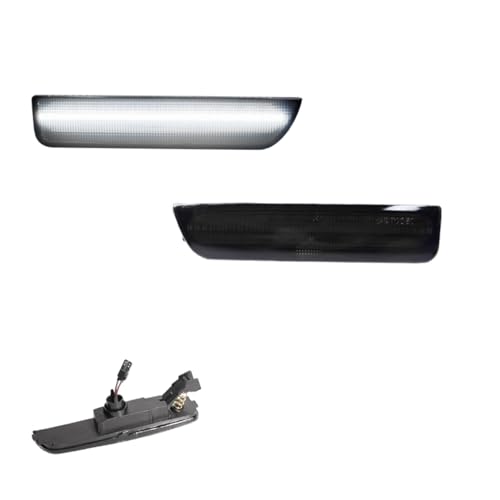 Front or Rear Smoked Lens White LED(2pcs)