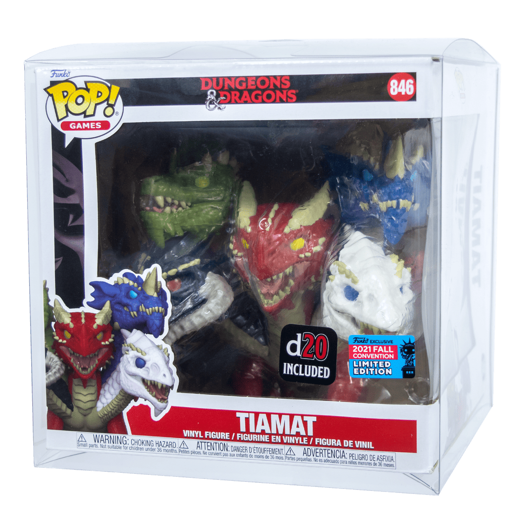 Dungeons & Dragons Tiamat PopShield Protector - Premium Display Case for D&D Collectibles - Perfect for Gaming Rooms & Geek Decor