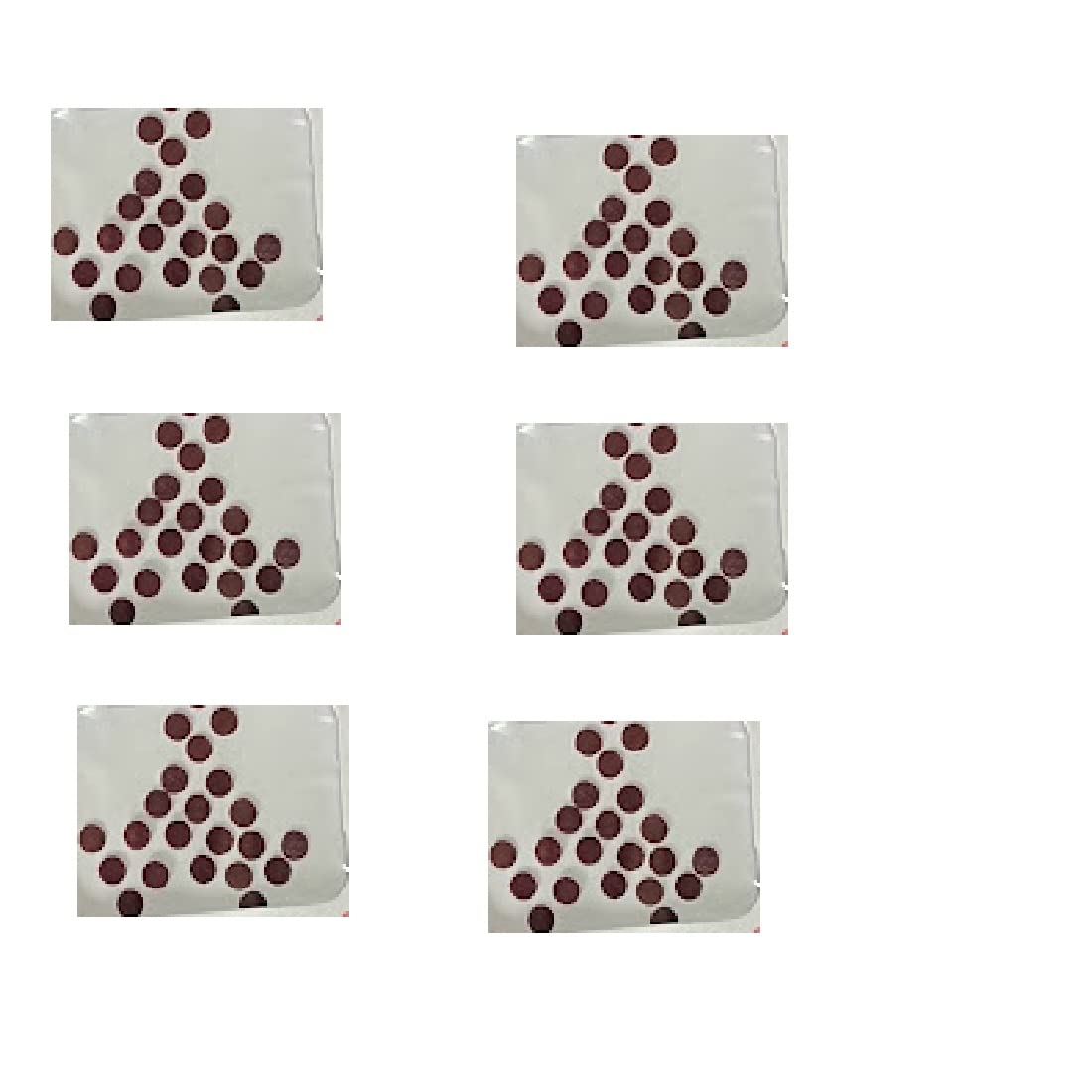 Dark Brown Round Bindi Tikali Stickers - Pack of 6 | Skin-Friendly Adhesive | Traditional Indian Forehead Jewelry for Women & Girls | Perfect for Weddings, Festivals & Cultural Events