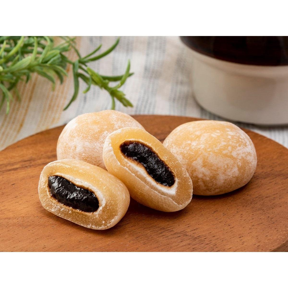 Premium Japanese Coffee Mochi - Nihonbashi Doutor Cafe Au Lait Flavor 91g (3-Pack) | Authentic Japanese Snack for Tea Time, Office Break & Gift Giving