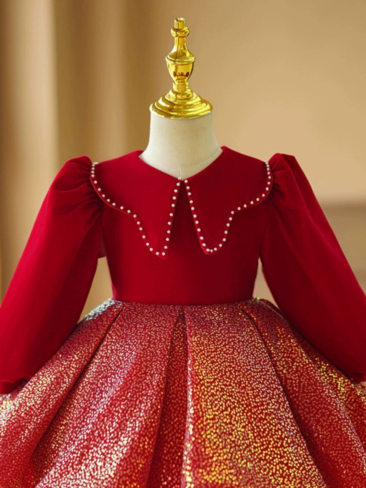 Adorable Baby Girl Baptism Dress – Toddler Pageant Gown for Christmas & Special Occasions – Perfect for Christenings, Weddings & Holiday Photos