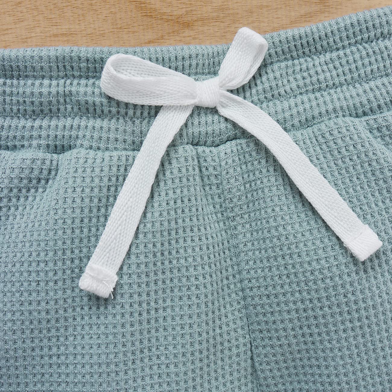 Yccutest Unisex Baby Romper & Pants Set - Soft Waffle Knit Long Sleeve Outfit for Newborn Toddlers (Fall/Winter) | Cozy Infant Clothes for Playtime, Family Photos & Everyday Wear