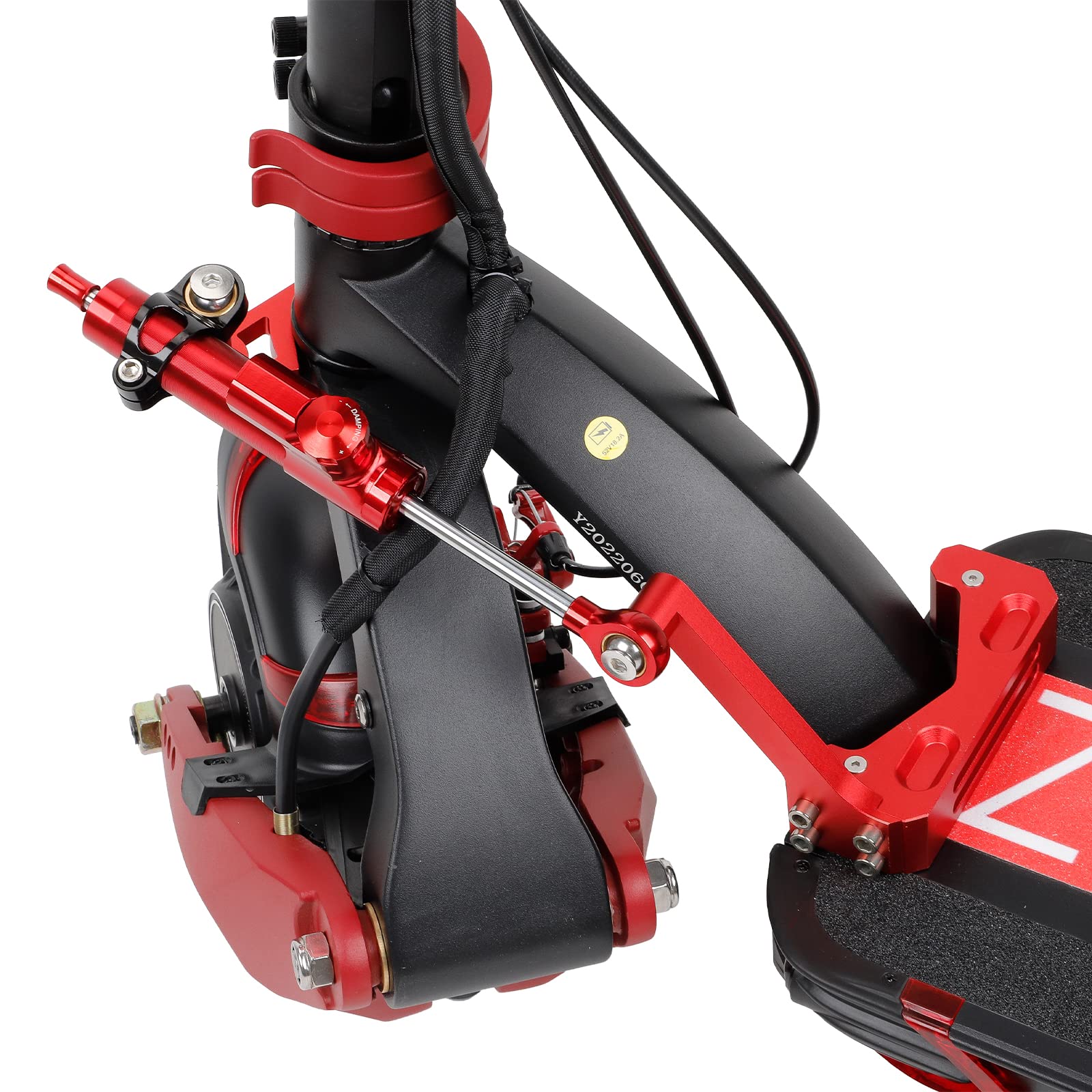 Zero 10X Electric Scooter Steering Damper Kit - High Speed Stabilizer for Wobble-Free Riding | Scooter Upgrade Accessories for Commuting & Off-Road Adventures