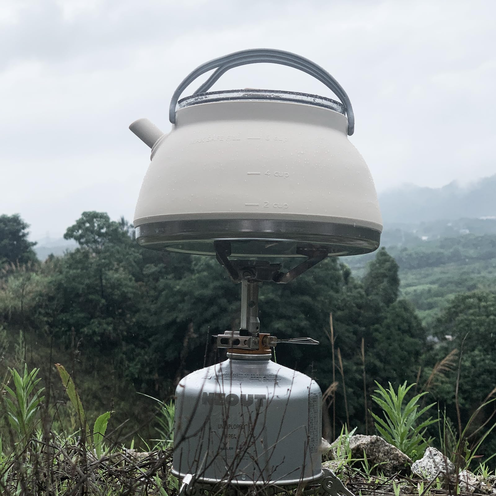 Portable Collapsible Camping Kettle - 1.5L Lightweight Coffee Pot for Hiking, Backpacking, Travel & Outdoor Adventures - Perfect for Camping, Picnics and Emergency Preparedness