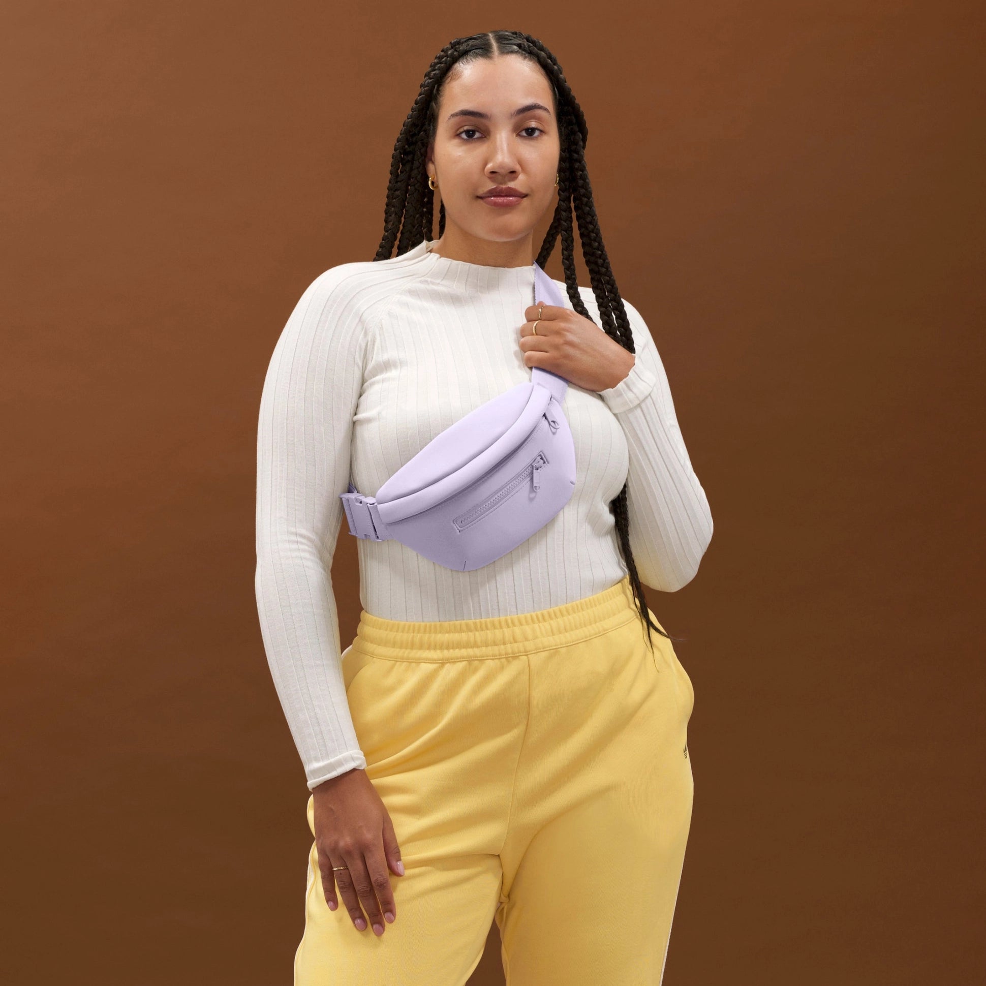 Dagne Dover Ace Fanny Pack - Water-Resistant Waist Bag for Travel, Running & Everyday Use - Hands-Free Crossbody Bum Bag for Men & Women