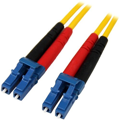 4M LC to LC OS1 Single Mode Duplex Fiber Patch Cable - 9/125 Yellow LSZH Fiber Optic Cord for Data Centers & Telecom Networks