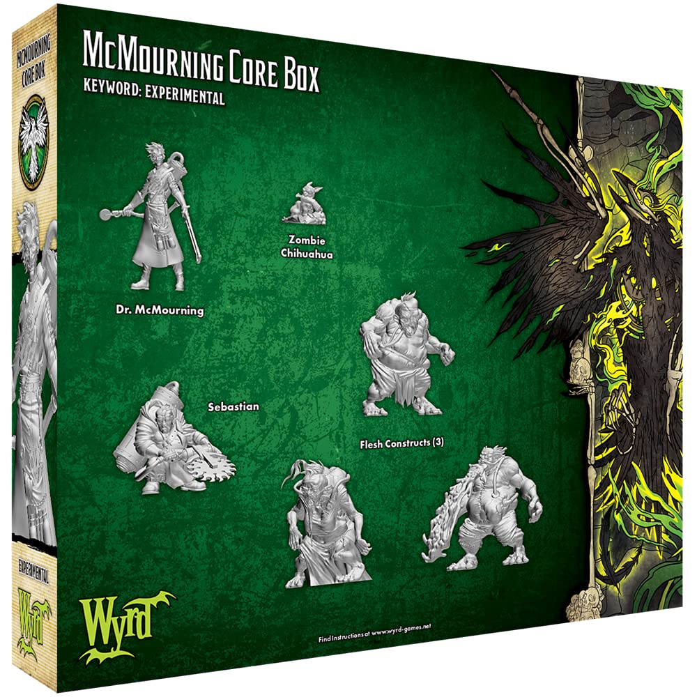 Malifaux: McMourning Core Box (23202) - Miniature Tabletop Game Set for Horror & Steampunk Wargaming Enthusiasts | Perfect for Collectors & Competitive Play
