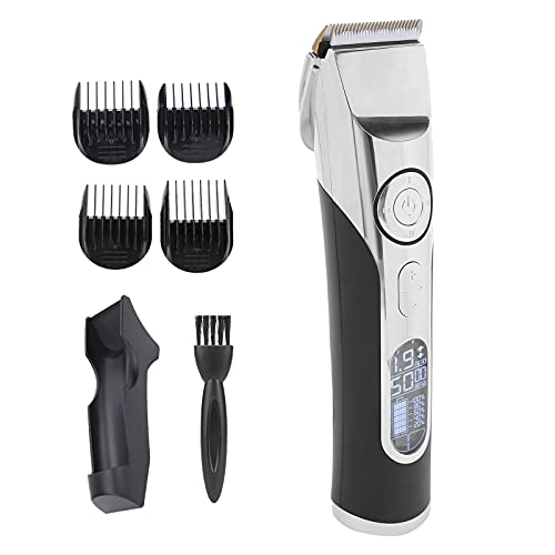 Professional Electric Hair Clipper for Men & Women - Cordless Rechargeable Hair Cutting Machine for Home, Salon & Travel - Perfect for DIY Haircuts, Beard Trimming & Grooming