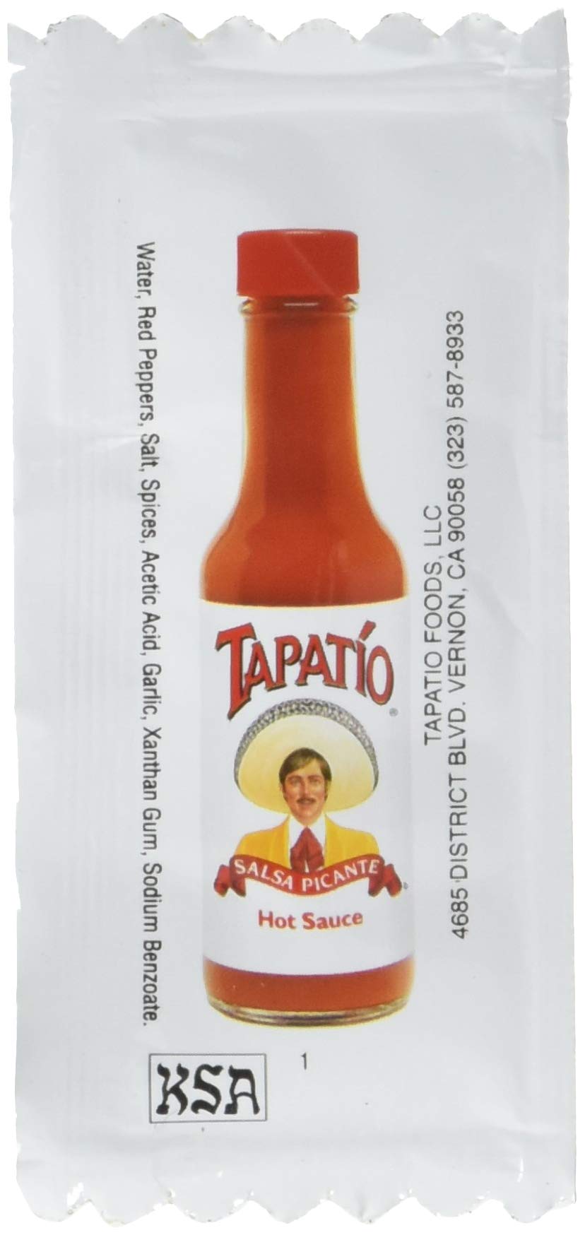 Tapatio Hot Sauce Travel Size 1/4 oz (7g) Packets - Pack of 100 | Perfect for Restaurants, Takeout, Picnics & On-the-Go Meals