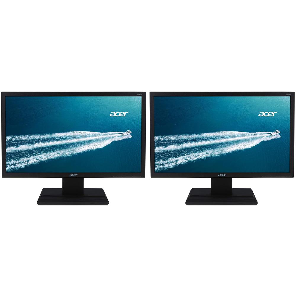 Acer V226HQL 21.5 Inch Full HD 1080p Widescreen LCD Monitor - 2 Pack Black - Ideal for Home Office, Gaming & Multi-Screen Workstations