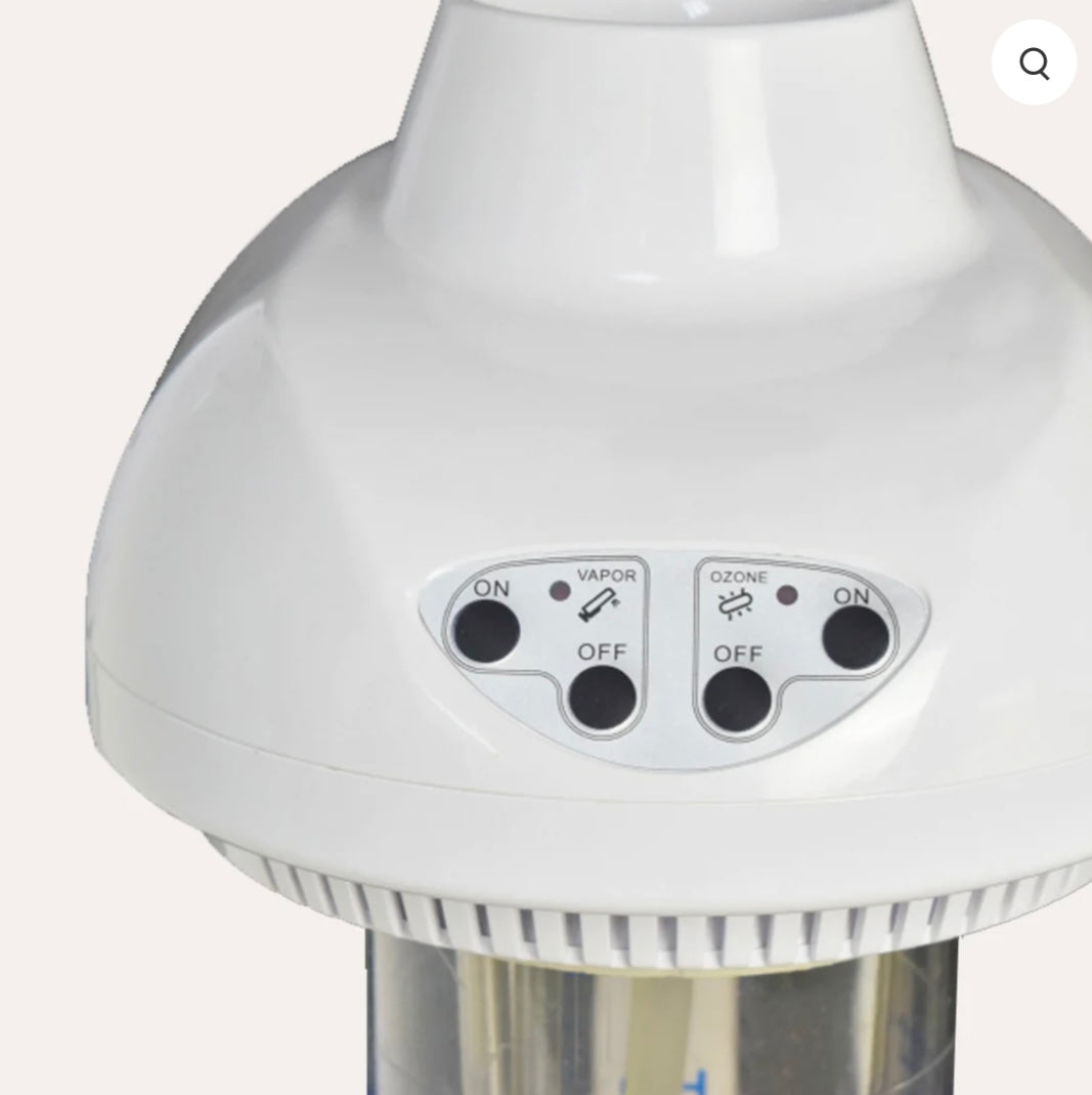 Professional Facial Steamer with Adjustable Steam & Deluxe Base - At-Home Spa Treatment for Glowing Skin | Perfect for Skincare Routine, Hydration & Relaxation