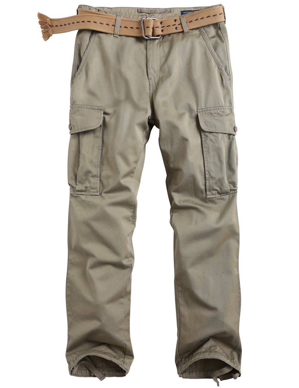 Men's Athletic-Fit Cargo Pants - Lightweight Quick-Dry Tactical Workout Joggers for Gym, Hiking & Outdoor Activities