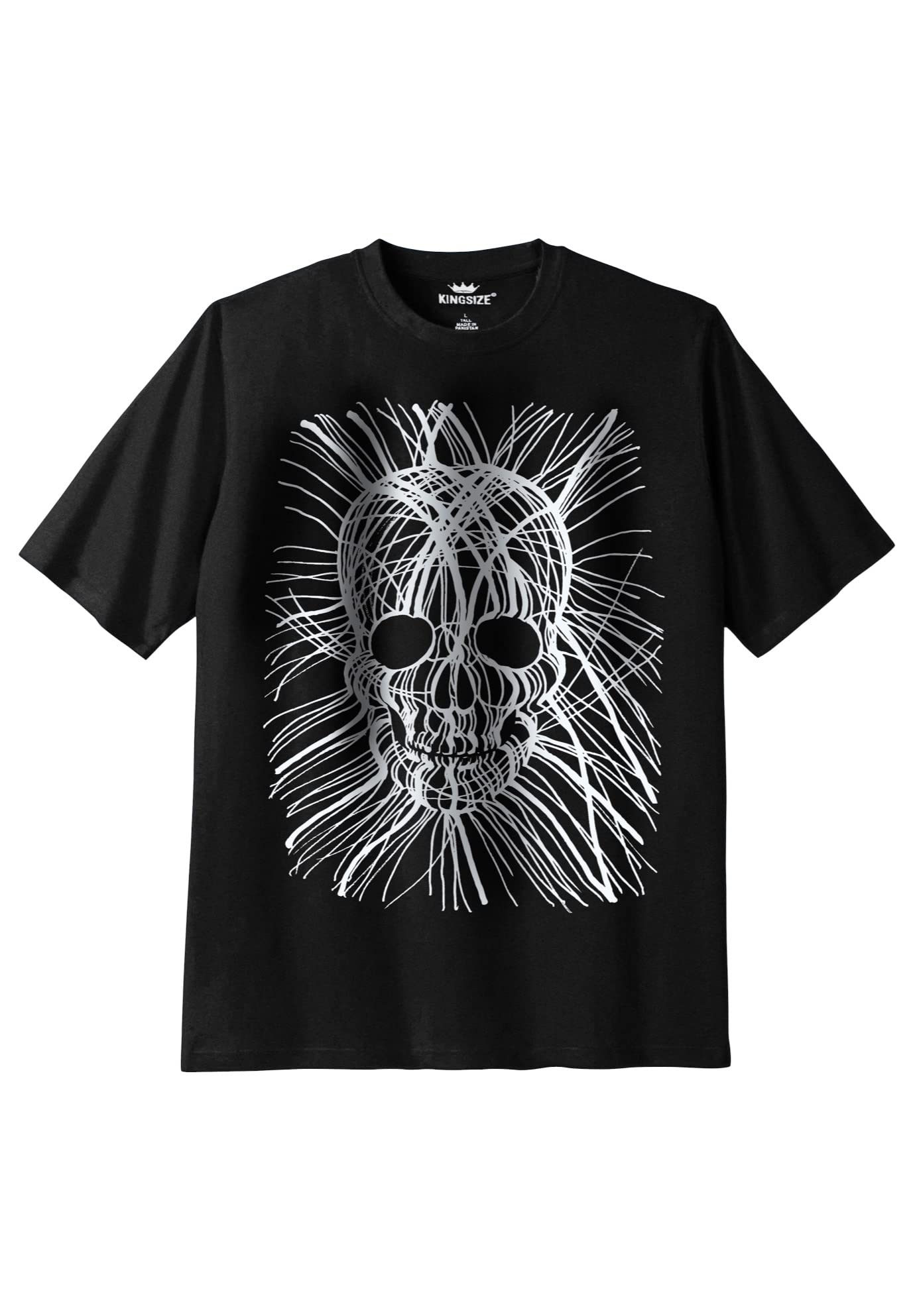 KingSize Men's Big & Tall Graphic T-Shirt - Oversized Streetwear Tee for Casual Wear & Urban Fashion | Perfect for Everyday Outfits & Street Style Looks