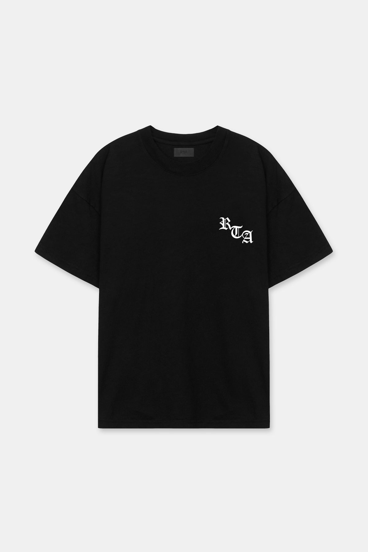 Short Sleeve RTA Black Ashes T-Shirt - Men's Casual Graphic Tee for Streetwear & Everyday Wear
