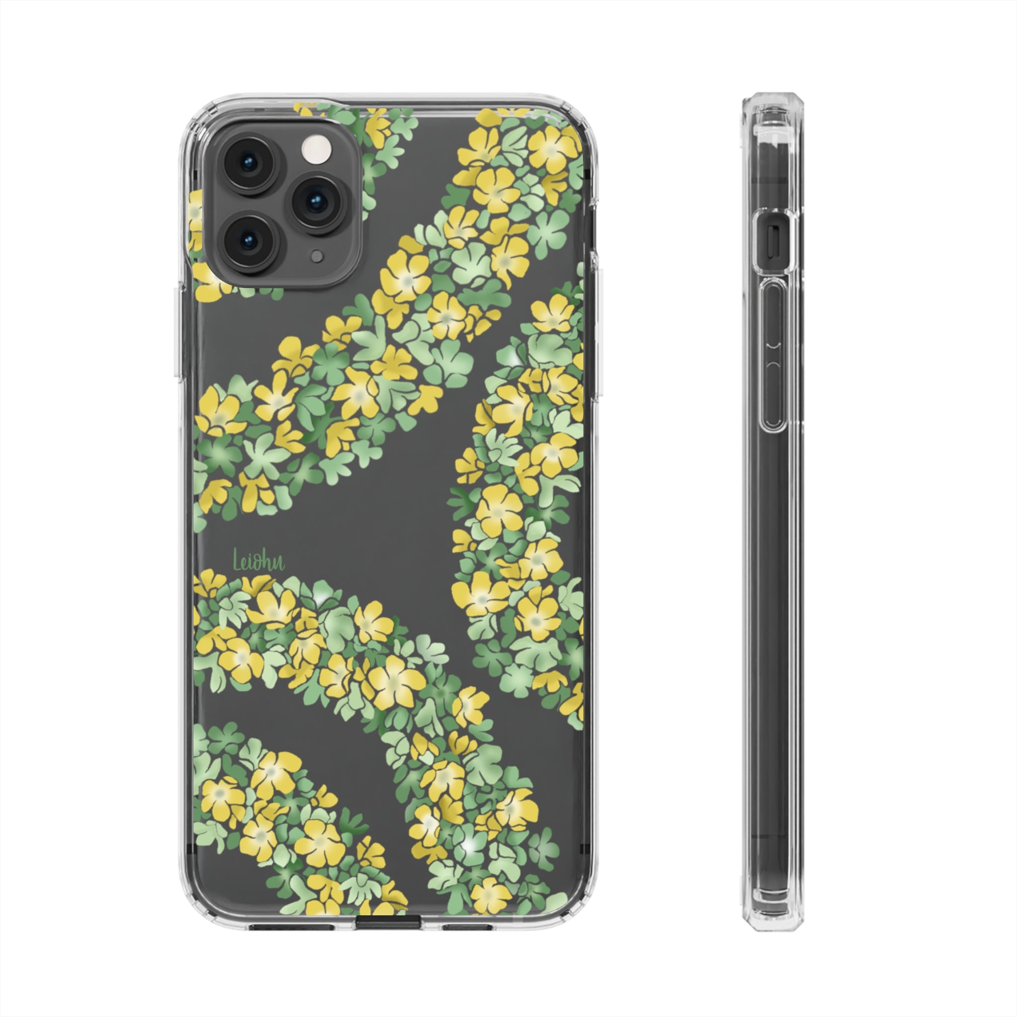 Double Pakalana Clear Phone Case - Slim Protective Cover for iPhone & Samsung - Perfect for Everyday Use & Travel