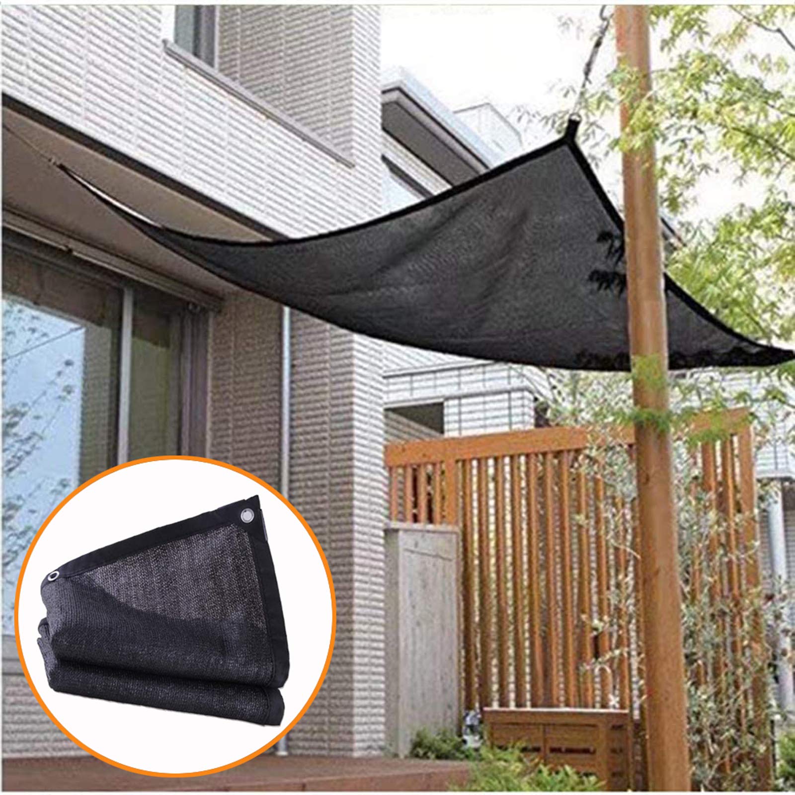 3x3ft Sunblock Shade with Grommets - UV Protection Mesh for Plants, Greenhouse & Outdoor Use - Breathable Shade Cloth for Garden, Patio, Lawn - Perfect for Sun-Sensitive Plants & Outdoor Relaxation