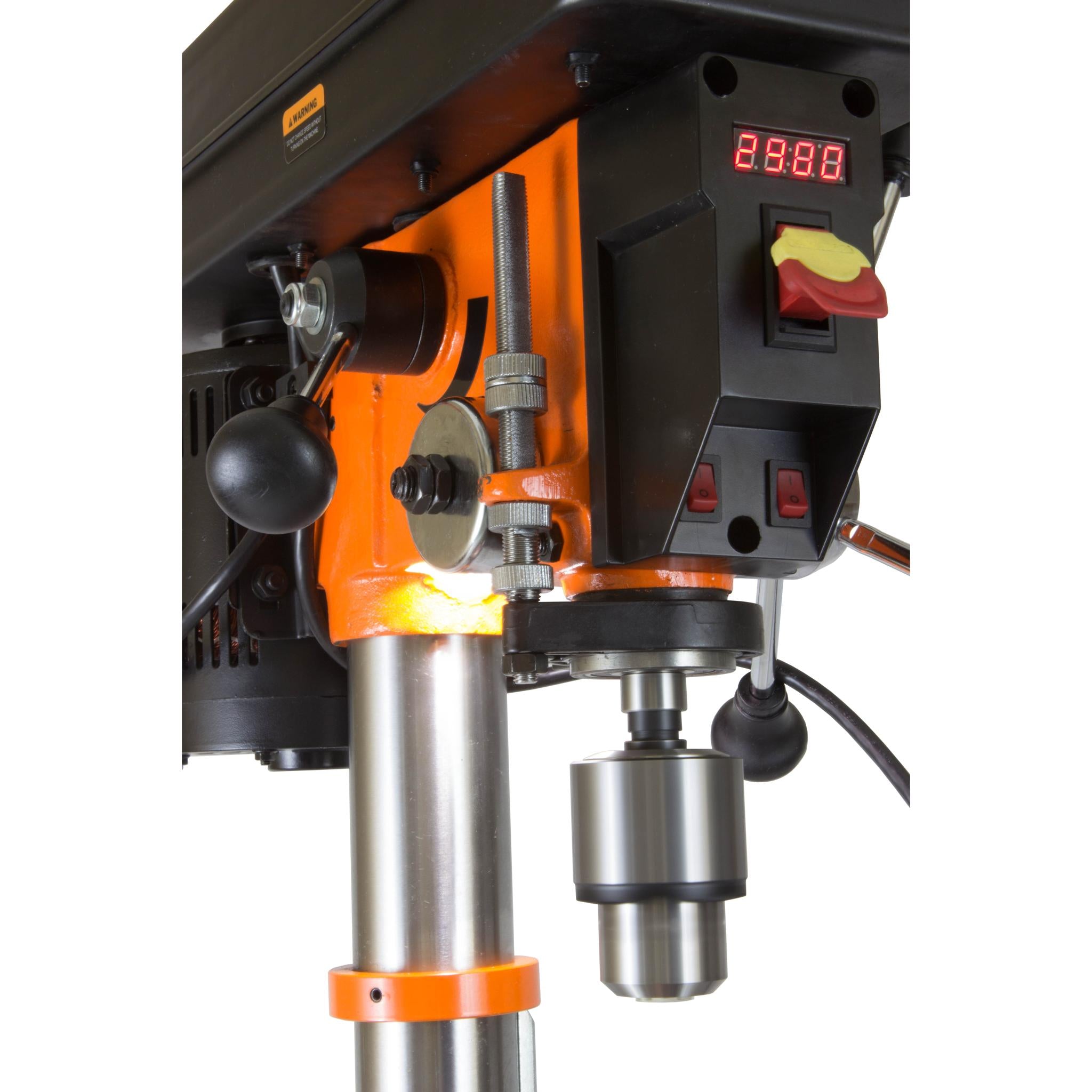 WEN DP1263V 12-Inch Benchtop Drill Press with 6.2 Amp Variable Speed Motor | Cast Iron Construction | Laser & LED Work Light | Perfect for Woodworking, Metal Drilling & DIY Projects