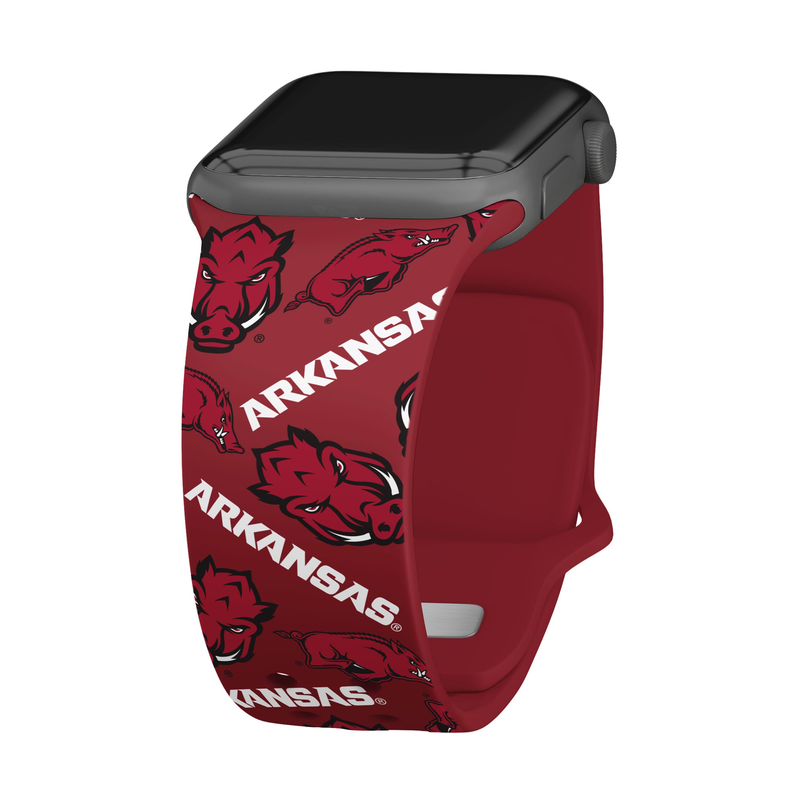 Arkansas Razorbacks HD Watch Band Compatible with Apple Watch Series 1-9 - Stylish Durable Silicone Sports Strap for Men & Women - Perfect for Gym, Running, Workouts & Everyday Wear