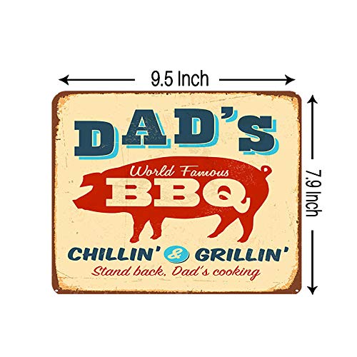 EKOBLA Non-Slip Rubber Base Mouse Pad - 9.5x7.9 Inch Large Gaming Mousepad for PC & Laptop with Fun BBQ Dad Cooking Pig Design - Perfect for Office, Home, Gaming & Father's Day Gifts