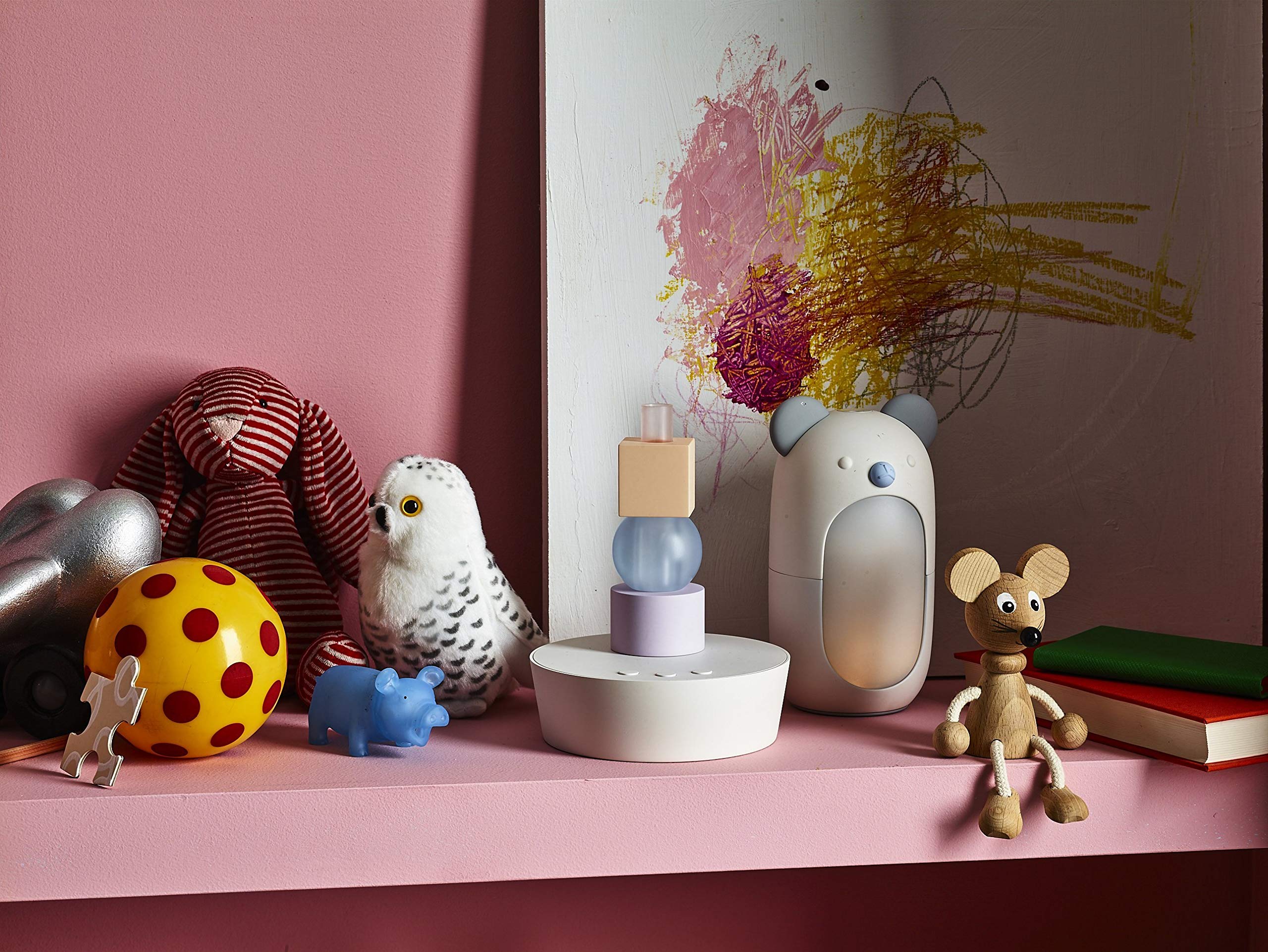 Bloomy Lotus 3-in-1 Aroma Diffuser, Humidifier & Night Light - Cute Animal Design (Fox/Bear/Bunny) for Home, Office, Nursery | Relaxing Essential Oil Diffuser & Sleep Aid with Soothing LED Lights
