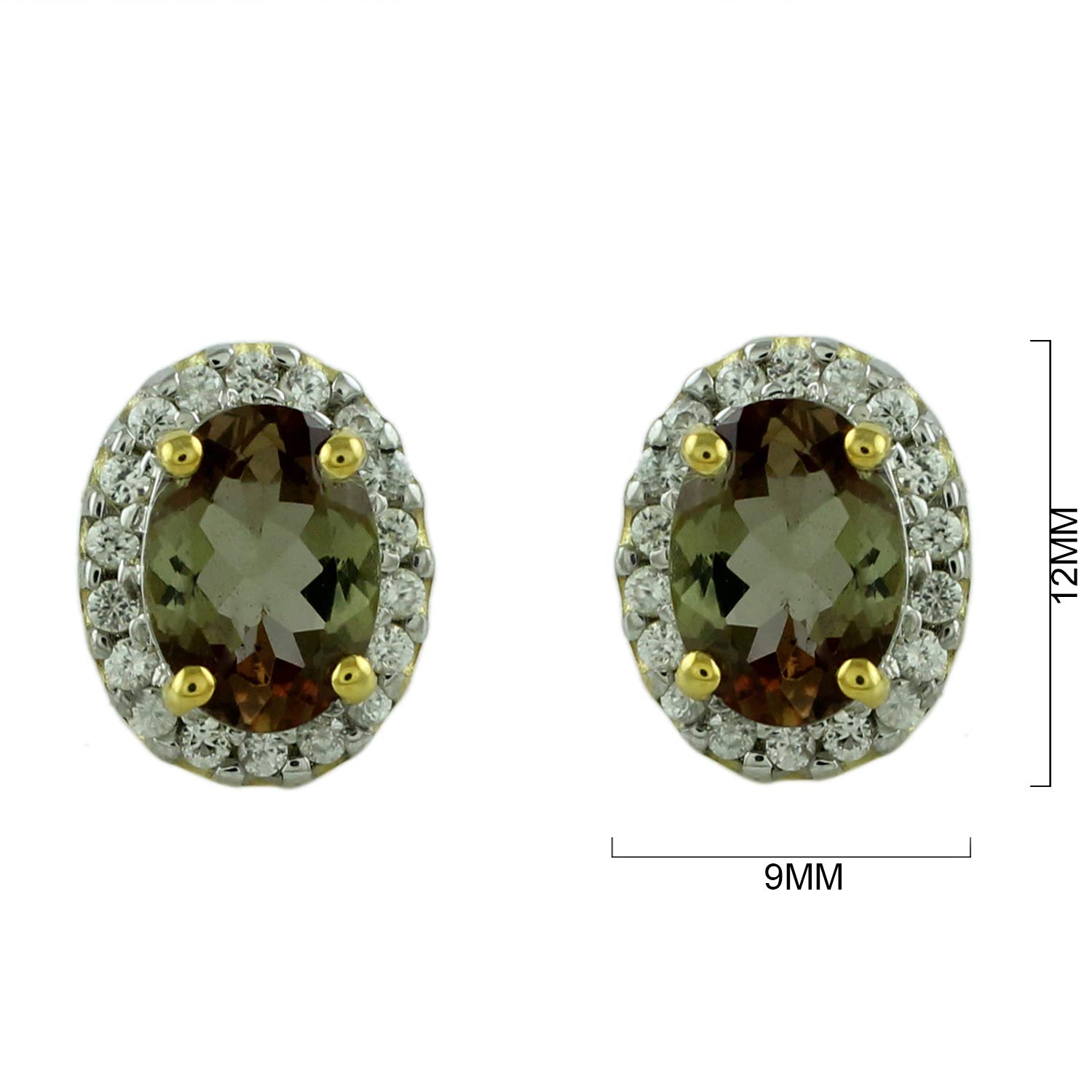 925 Sterling Silver Carillon Stud Earrings for Women - Elegant & Hypoallergenic Jewelry for Parties, Weddings & Festive Occasions