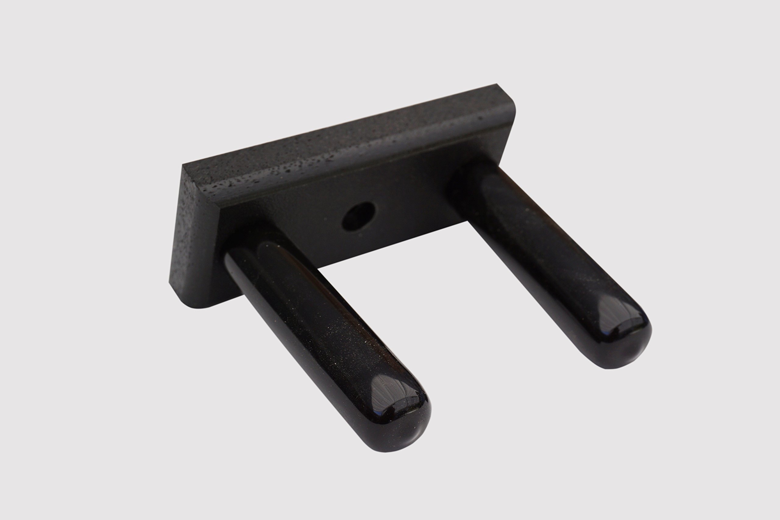 Guitar Hero Wall Mount - Vertical Guitar Hanger for Electric & Acoustic Guitars - Made in USA - Black - Perfect for Home Studios, Music Rooms & Stage Performances