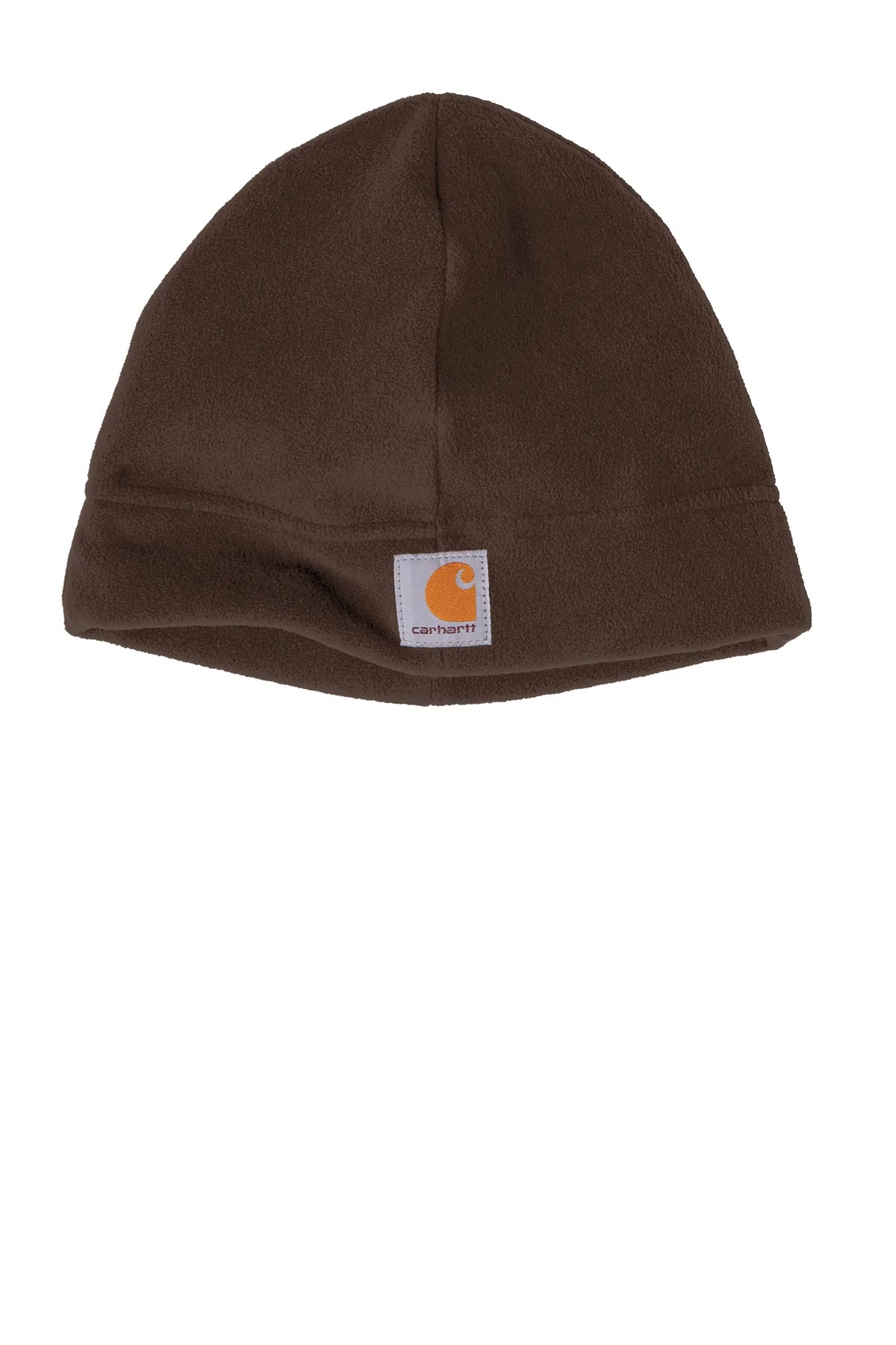Carhartt Men's Fleece Lined Winter Hat - Dark Brown Beanie for Cold Weather Outdoor Activities, Hunting, and Work
