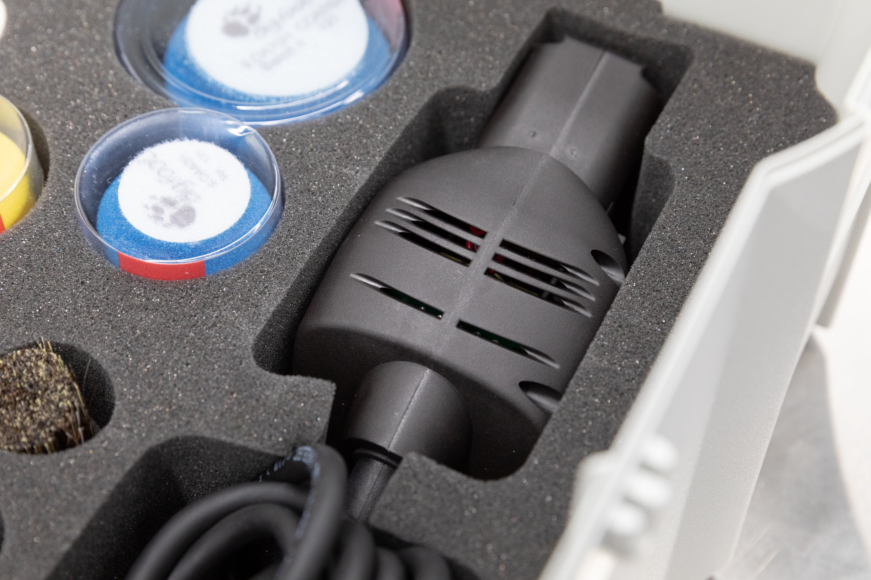 RUPES BigFoot Nano iBrid Technology Long Neck Polisher Kit (HR81ML/LUX) - Perfect for Auto Detailing, Car Polishing & Paint Correction