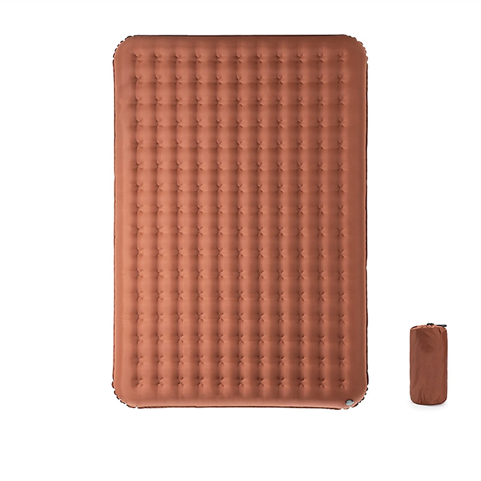 **XIEZI Ultralight Inflatable Sleeping Pad - 1-2 Person Camping Air Mattress, 40D TPU Portable Hiking Mat for Outdoor Adventures (Double Red) - Perfect for Backpacking, Travel & Picnics**