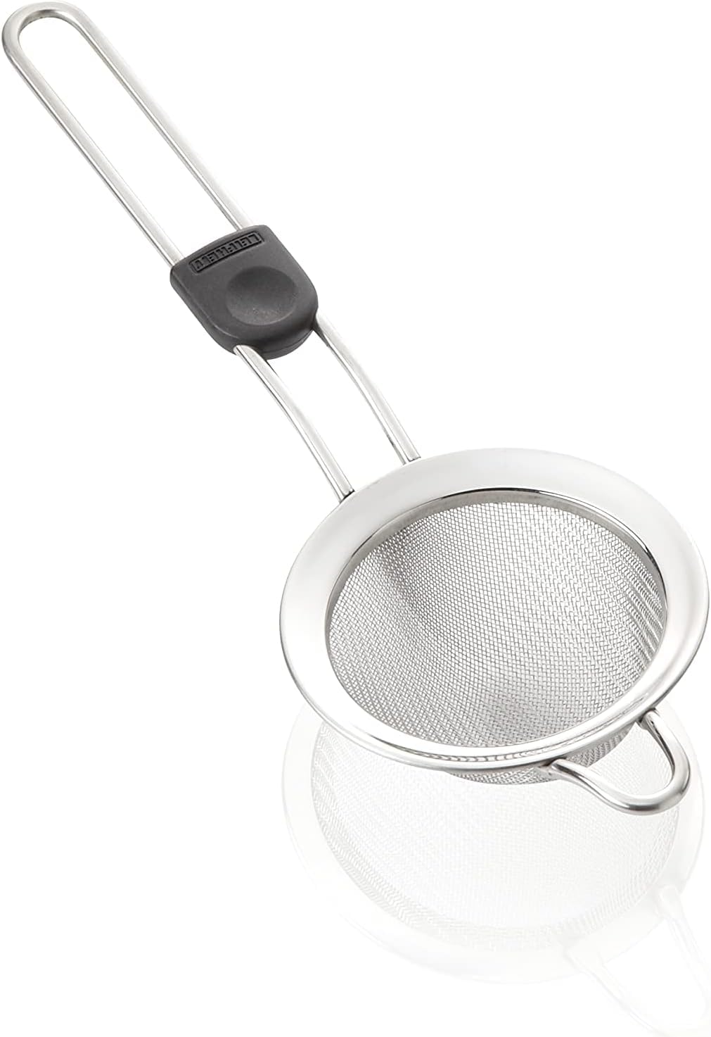 Leifheit Proline Stainless Steel Strainer 7.5 cm - Durable Kitchen Colander for Pasta, Vegetables & Fruits - Perfect for Cooking, Draining & Washing Food