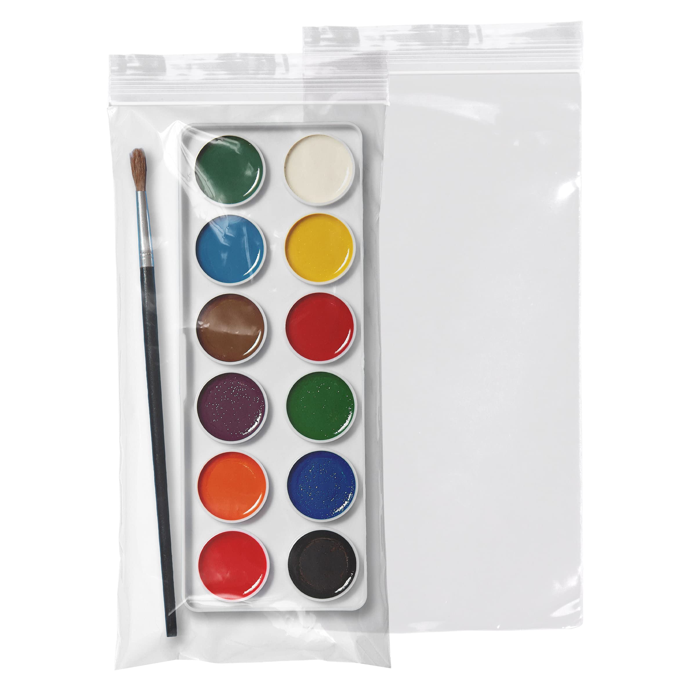 APQ 6x12 Inch Clear Reclosable Zipper Bags - 1000 Pack of 2 Mil Thick Waterproof Plastic Storage Bags with Secure Zipper Closure | Perfect for Jewelry, Crafts, Beads, Small Parts & Industrial Use | Great for Organizing, Storing & Protecting Valuables