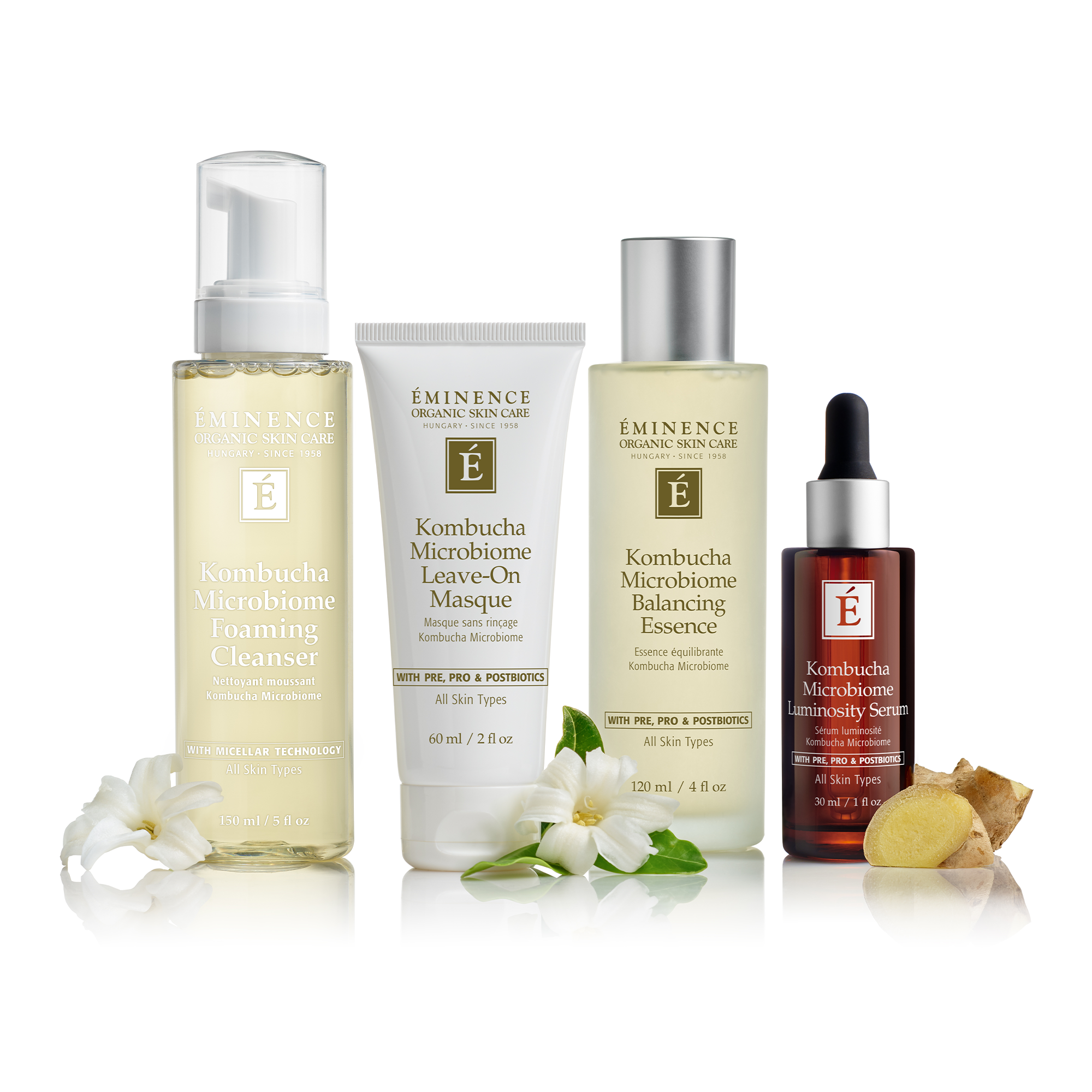 Eminence Organics Kombucha Microbiome Balancing Essence | Organic Facial Serum for Glowing Skin | Perfect for Daily Skincare Routine & Sensitive Skin Care