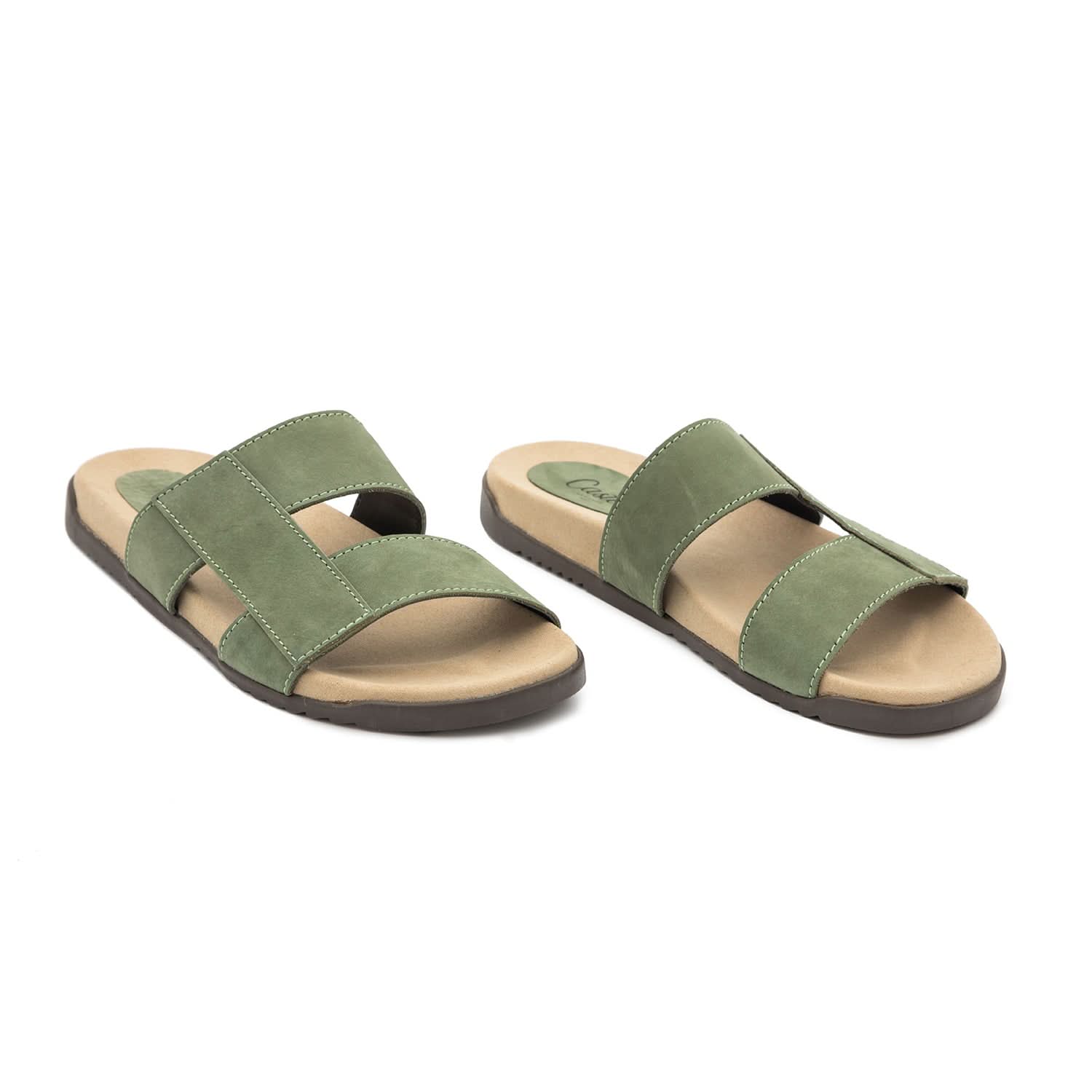 Classic Leather Sandals for Men - 2428 Bot Nobuck Comfortable Walking Shoes | Perfect for Summer, Beach, and Casual Outings