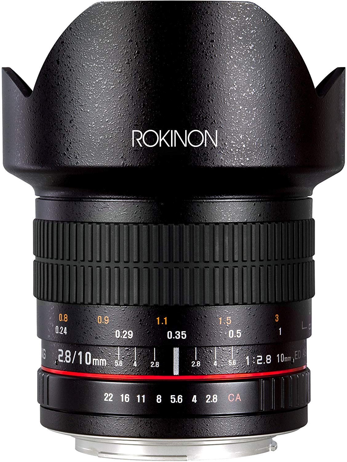 Rokinon 10mm f/2.8 ED AS NCS CS Ultra Wide Angle Lens for Nikon F Mount DSLR Cameras - with Lens Hood & Cleaning Kit | Perfect for Landscape, Architecture & Interior Photography