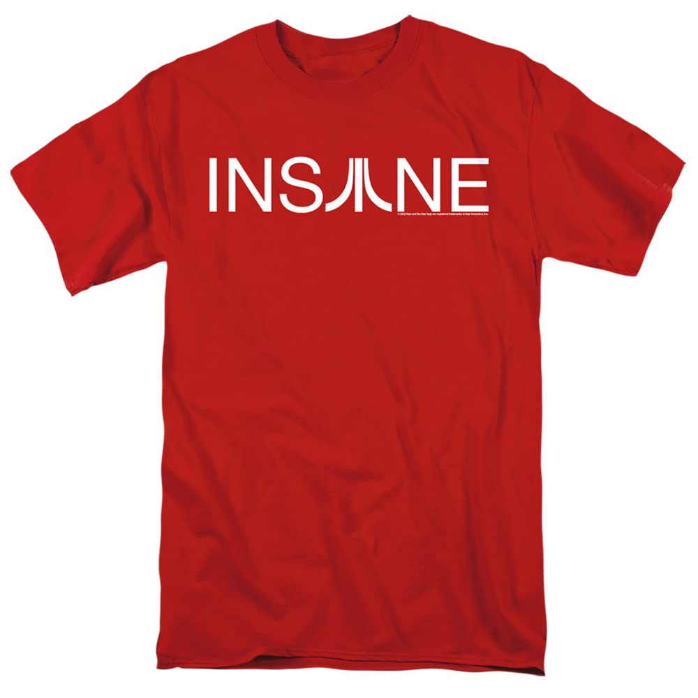 Atari Insane Retro Gaming Unisex T-Shirt for Men & Women - Perfect for Gamers, Casual Wear & Vintage Enthusiasts