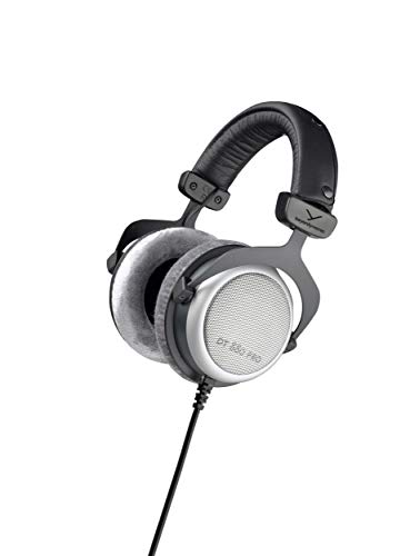 Beyerdynamic DT 880 Pro 250 Ohm Premium Over-Ear Studio Headphones for Professional Recording, Mixing & Gaming - High-Quality Sound Isolation for Home & Studio Use
