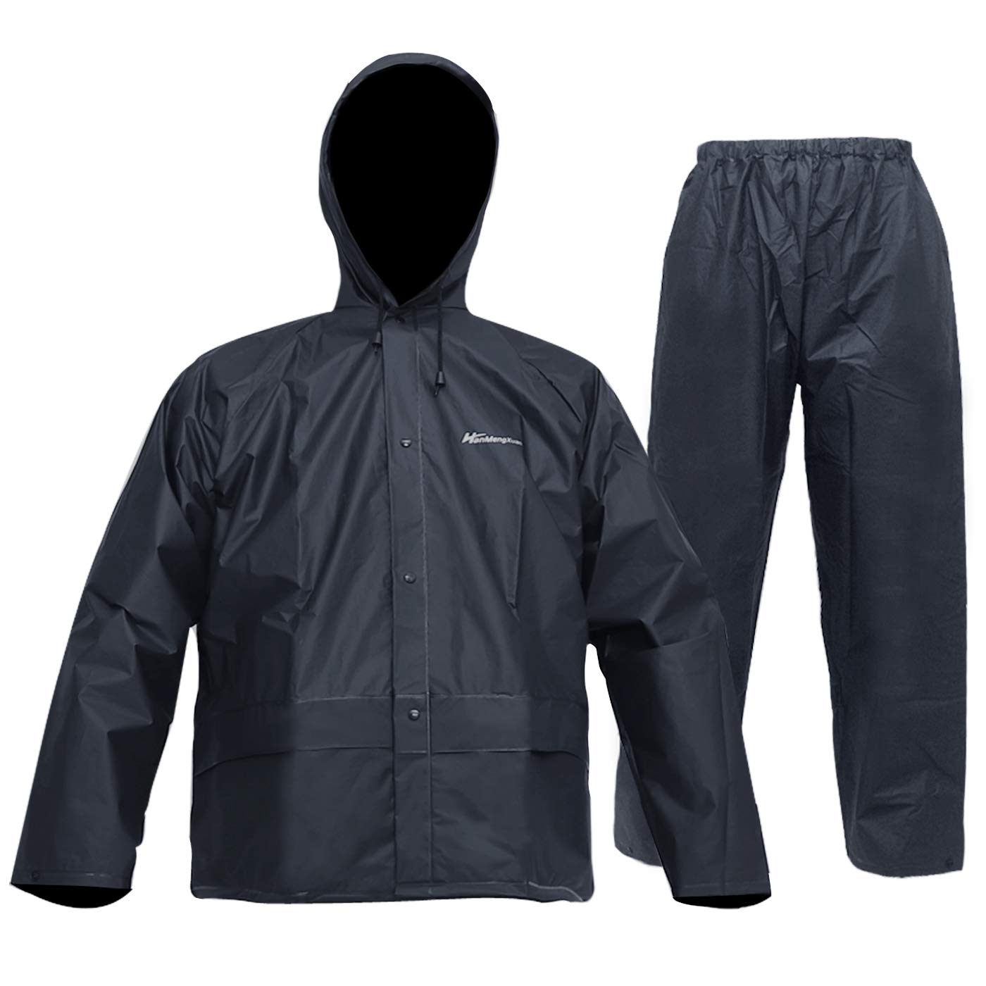 Men's Waterproof Rain Suit - Ultra-Light Rain Jacket & Pants Set for Outdoor Work, Hiking & Fishing | Durable Rainwear Gear for All Weather Conditions